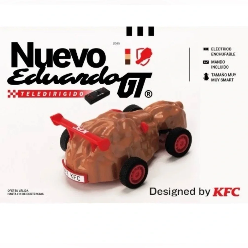 KFC Eduardo GT Exclusive Limited Edition Remote Control Car Toy Chicken Wing NEW